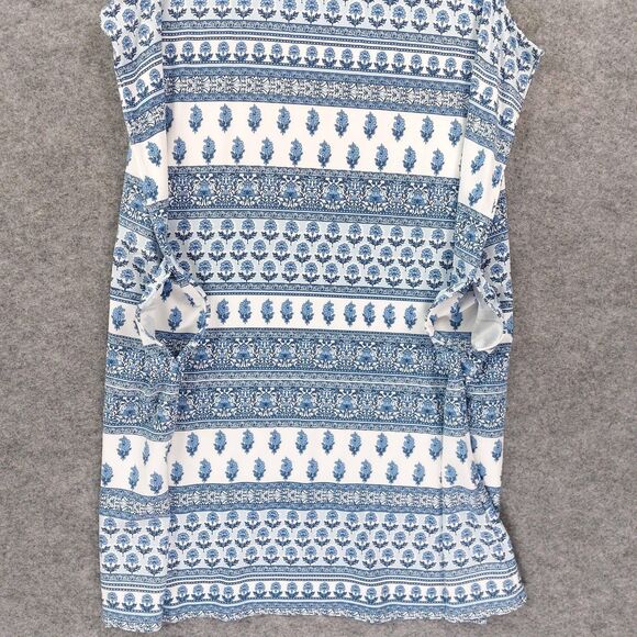 J Jill Wearever Dress Sz 3X Sleeveless Boho Floral Travel Flowy Casual Everyday - Picture 7 of 11